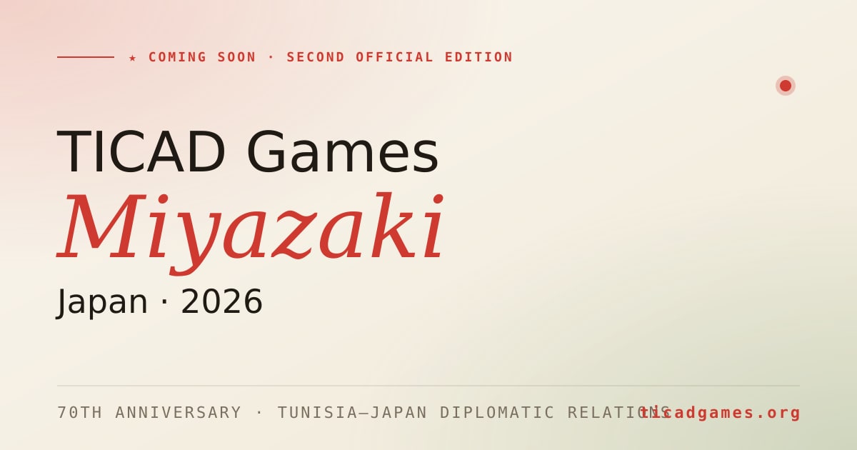 TICAD Games Miyazaki 2026 announced as the Second Official Edition